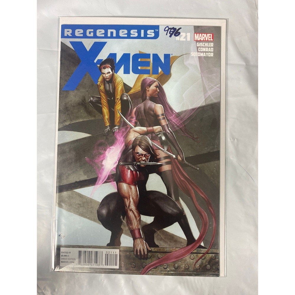 Marvel X-Men Regenesis 21 Victor Gischler Will Conrad Jorge‎ Molina Cover 2011